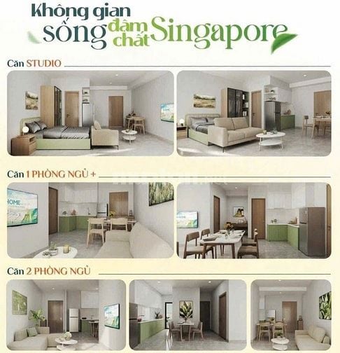Bán căn hộ K-Home Bình Dương – Sổ hồng riêng – Giá chỉ từ 900tr – Gần 