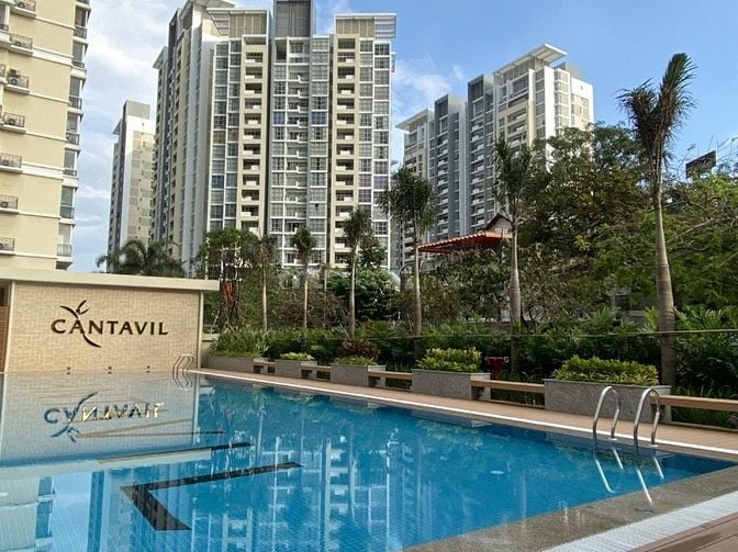 CHO THUÊ CHCC CANTAVIL AN PHÚ Q.2, 75m2, 2PN, GIÁ 15TR, VIEW THOÁNG