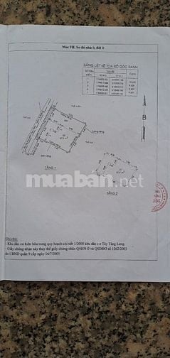 Bán nhà trệt lầu 67 E đường 2 long trường.
