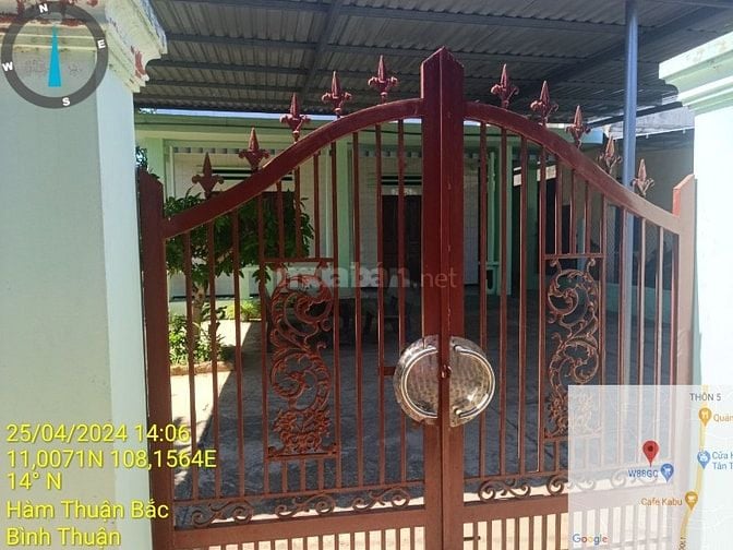 Full thổ cư 316m2 có nhà tại Hàm Đức, Bình Thuận, giá tốt nhất 1,25 tỷ