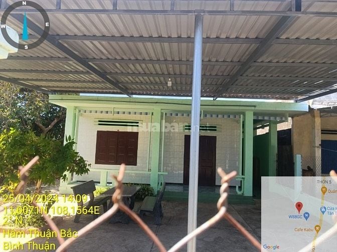 Full thổ cư 316m2 có nhà tại Hàm Đức, Bình Thuận, giá tốt nhất 1,25 tỷ