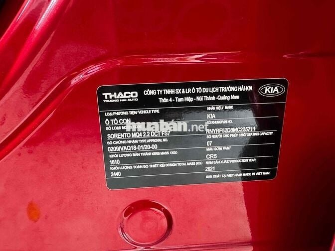 Sorento 2.2D luxury lăn bánh cuối 2021