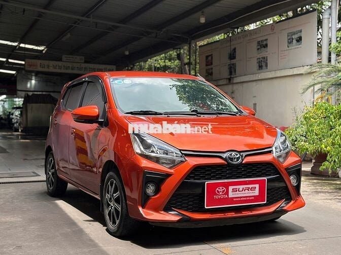 Toyota Wigo 2021 AT Màu Cam - 48800 km