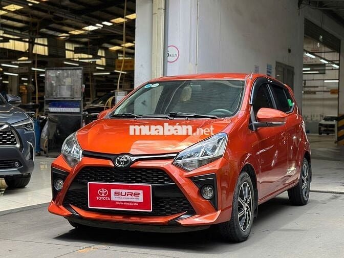Toyota Wigo 2021 AT Màu Cam - 48800 km