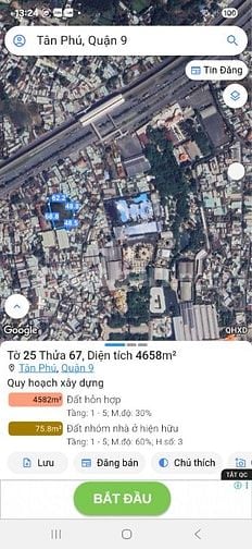 Cho thuê đất đường Võ Nguyên Giáp quận 9 giá 180 triệu 