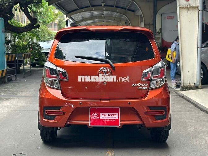 Toyota Wigo 2021 AT Màu Cam - 48800 km