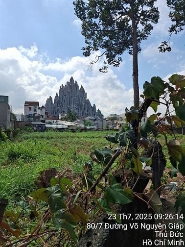 Cho thuê đất đường Võ Nguyên Giáp quận 9 giá 180 triệu 
