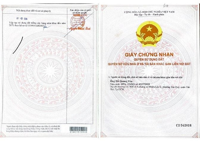 Bán đất Mặt tiền Quốc Lộ 1A, Bình Hưng Hoà B, Quận Bình Tân. TP.HCM