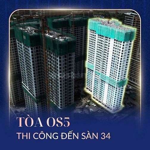 Căn 2 PN Opus One Vinhome Quận 9 view nội khu Tặng 500tr, xe VF3,