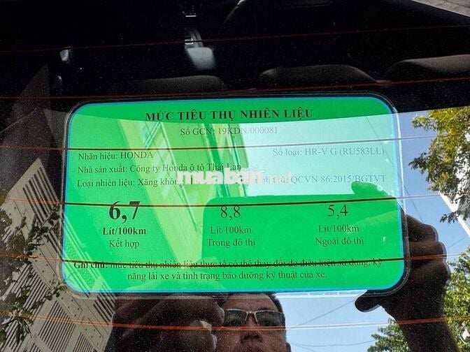 Honda HRV G nhập Thái Lan 2019
