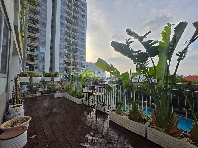 Cho thuê căn hộ sân vườn Opal Garden 2PN, view hồ bơi đẹp nhất khu