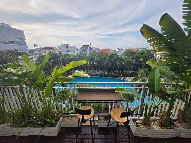 Cho thuê căn hộ sân vườn Opal Garden 2PN, view hồ bơi đẹp nhất khu