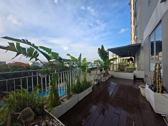 Cho thuê căn hộ sân vườn Opal Garden 2PN, view hồ bơi đẹp nhất khu