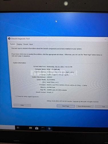 Lenovo Thinkpad L580 i5/8/256 