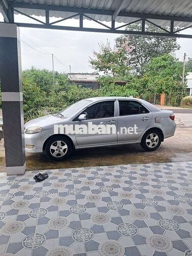 Vios 2003G 1.5 keo chỉ zin 100% 100km5L xe khá zin
