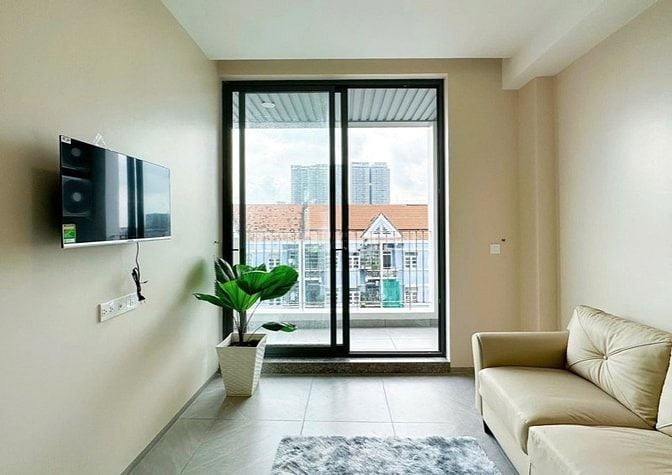 1 phòng ngủ full nội thất, trung tâm quận 7