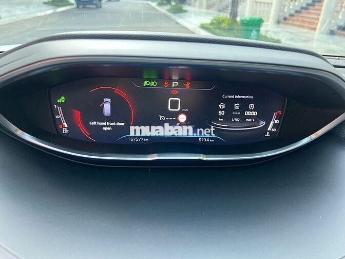 Peugeot 5008 2021 Allure trắng, full LS, có vay NH