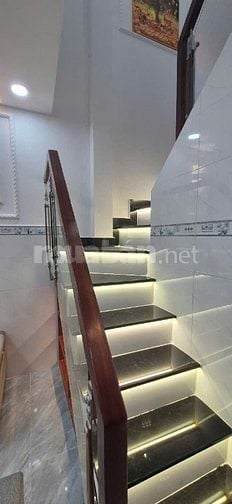 Nhà mới tuyệt đẹp, 1Trệt, 1lầu, 3,15mx13m. Hẻm 43 Bình Đông, P14,Q8