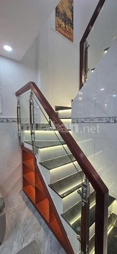 Nhà mới tuyệt đẹp, 1Trệt, 1lầu, 3,15mx13m. Hẻm 43 Bình Đông, P14,Q8