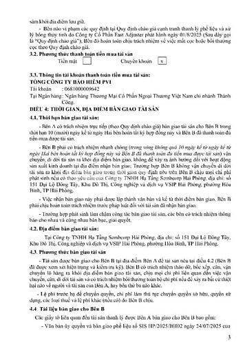THÔNG BÁO MỜI CHÀO GIÁ CẠNH TRANH THANH LÝ PHẾ LIỆU