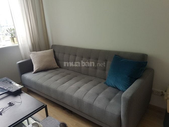 Sofa giường xám – Thiết kế 2 trong 1, tiết kiệm không gian