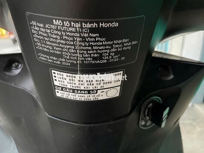 Future 125 fi 2024 nhà dùng gò vấp 31tr 1v5 km