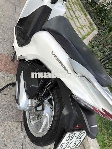 Honda vision Fi trắng đen chìa khoá 2022 zin đẹp