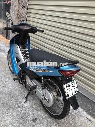 honda wave a100cc xanh bạc 2017 zin đẹp