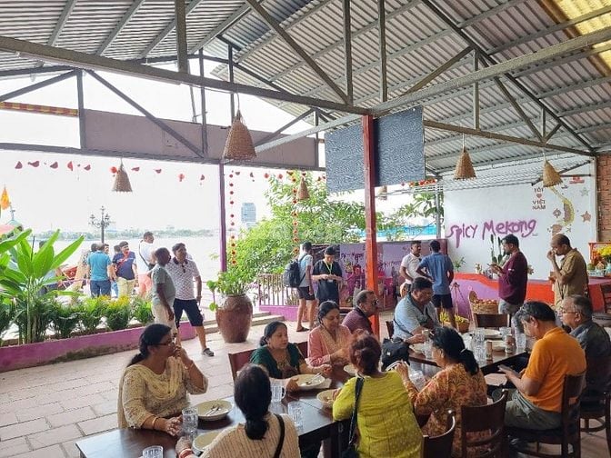 Nhà hàng KDL Cồn Lân trong quần thể KDL  tứ linh Long Lân Quy Phụng