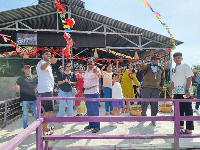 Nhà hàng KDL Cồn Lân trong quần thể KDL  tứ linh Long Lân Quy Phụng