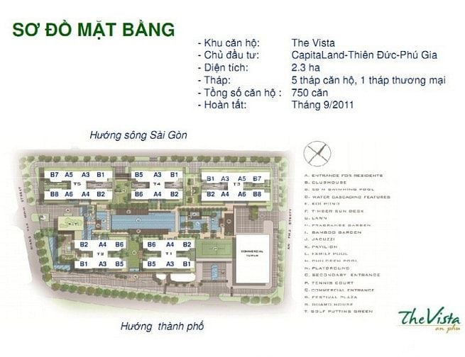 Bán Penthouse tại The Vista An Phú tháp T3 view sông 4 phòng ngủ 450m2