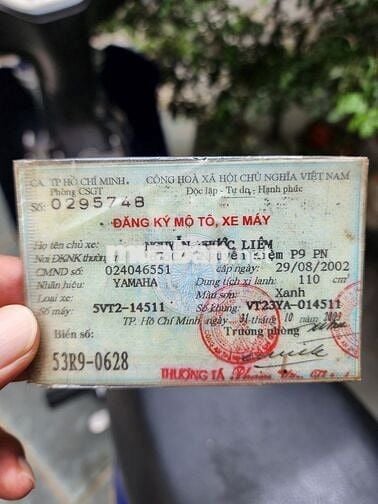 Jupiter V Nhật Biển số TP.HCM