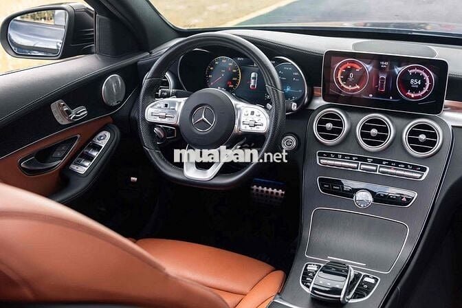 Mercedes C300 AMG 2021 Trả trước 199tr Xanh - Nâu
