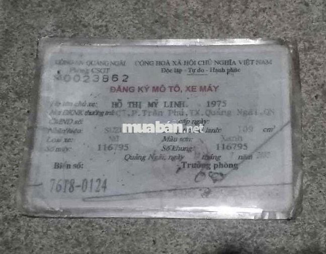 Xipo 2001 full mới 100% giấy tờ thật công an cấp