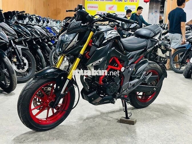 XE MÁYTHANH TÙNG_GPX DEMON 150GN ĐỎ ĐEN ĐÈN LED
