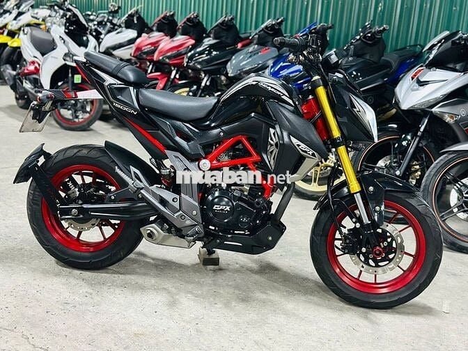 XE MÁYTHANH TÙNG_GPX DEMON 150GN ĐỎ ĐEN ĐÈN LED