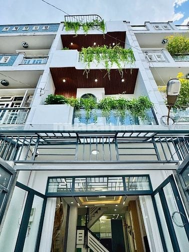 GV, 4 TẦNG MỚI- FULL NT- HẺM OTO NGỦ NHÀ- CÁCH SÂN BAY TSN 10P XE MÁY.