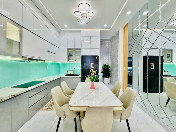 GV, 4 TẦNG MỚI- FULL NT- HẺM OTO NGỦ NHÀ- CÁCH SÂN BAY TSN 10P XE MÁY.