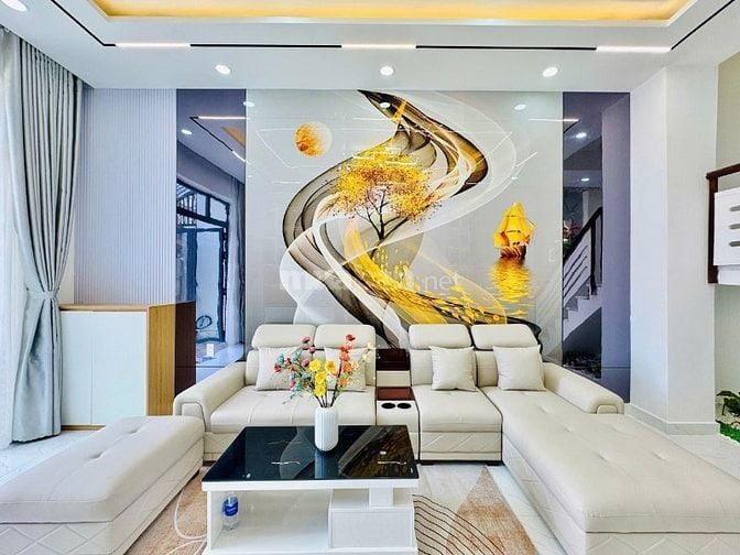 GV, 4 TẦNG MỚI- FULL NT- HẺM OTO NGỦ NHÀ- CÁCH SÂN BAY TSN 10P XE MÁY.