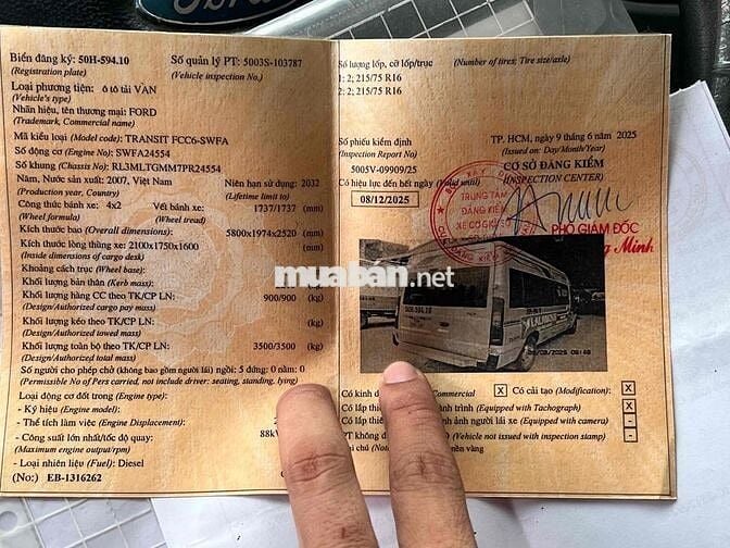Ford Transit 2007 - 272000 km