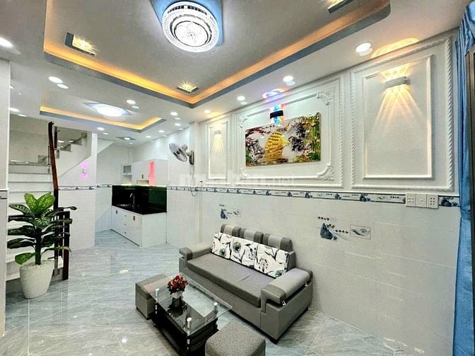 Nhà mới tuyệt đẹp, Hẻm 28 Lương Văn Can, P15,Q8. 1Trệt,1lầu, 3,2m x 9m