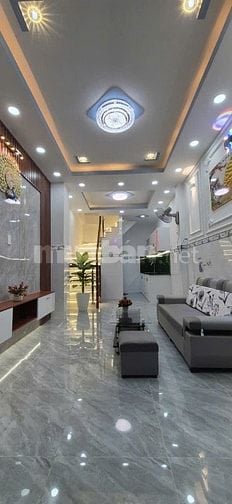 Nhà mới tuyệt đẹp, Hẻm 28 Lương Văn Can, P15,Q8. 1Trệt,1lầu, 3,2m x 9m