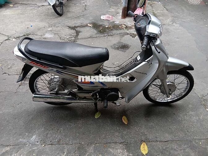 Cần bán Honda Wave Alpha màu bạc 2002