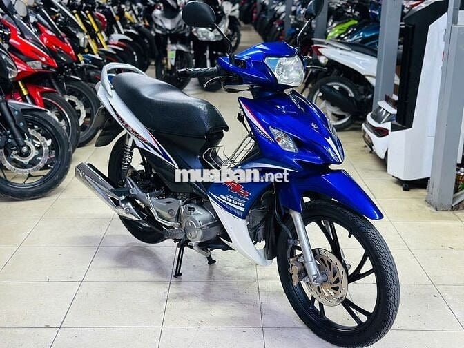 XE MÁY THỊNH PHÁT - AXELO 125 XANH TRẮNG 2015 CHẤT