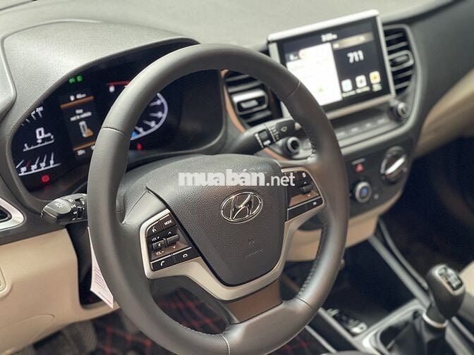 Hyundai Accent 1.4MT 2022 màu trắng bản đủ