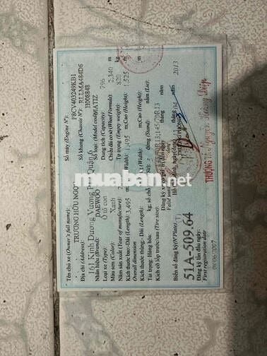 Daewoo Matiz số tự động chính chủ đã chạy 55000km