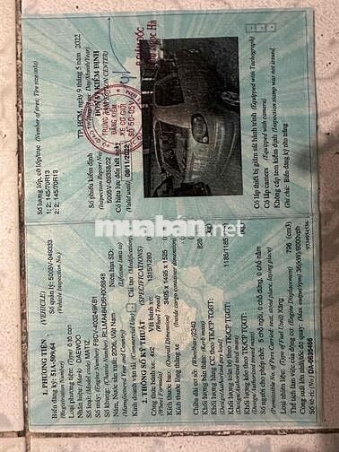 Daewoo Matiz số tự động chính chủ đã chạy 55000km