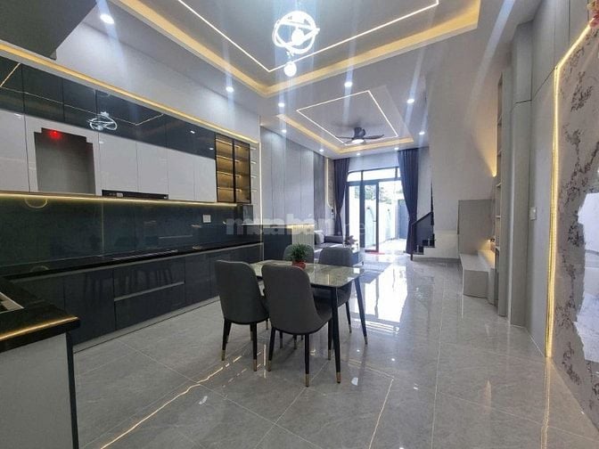 BÁN NHÀ 1T/1L MỚI 100% MẶT TIỀN ĐƯỜNG NHỰA KINH DOANH