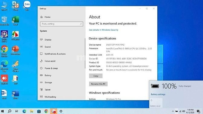 LAPTOP LENOVO 100-14IBD, 14 inch, Ram 4GB, SSD 128GB + 500GB - 1TR1
