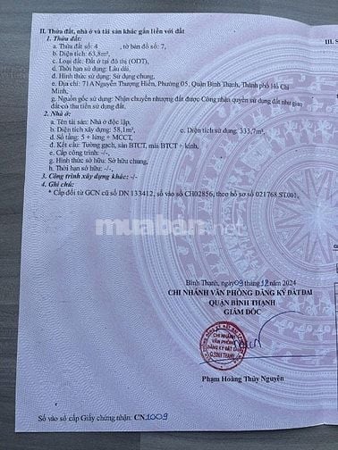 Bán căn hộ dịch Vụ mặt tiền đẹp 71 Nguyễn Thượng Hiền, Bình Thạnh